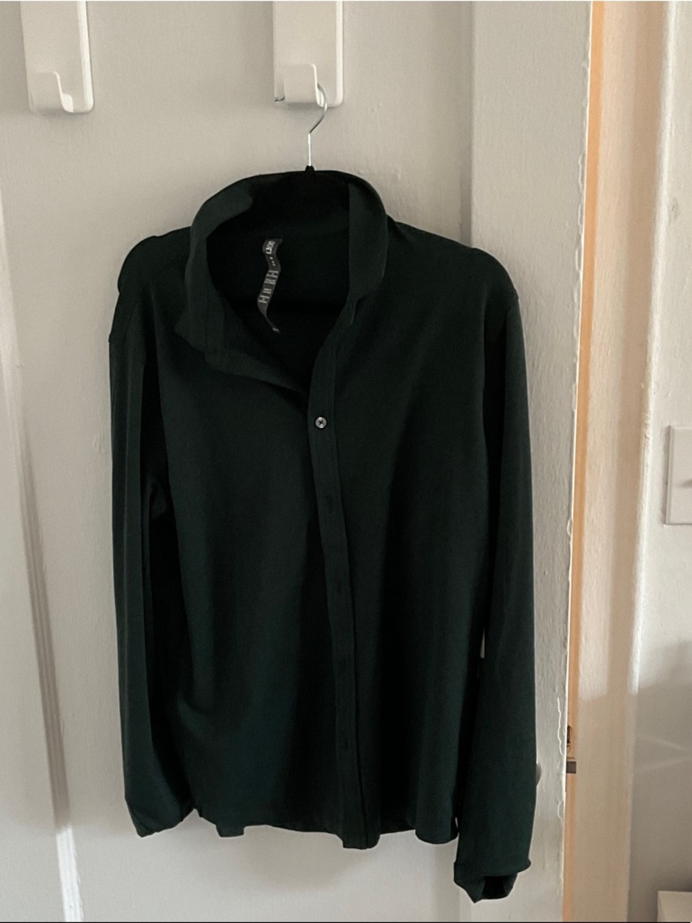 Vuori Ponto Button Down Shirt | Evergreen Heather
